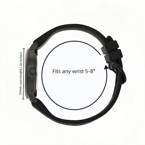 Vista 2 de Reloj con números WRISTOLOGY Olivia para mujer, para enfermeras, gran esfera, analógico, fácil de leer con segundero, correa de silicona
