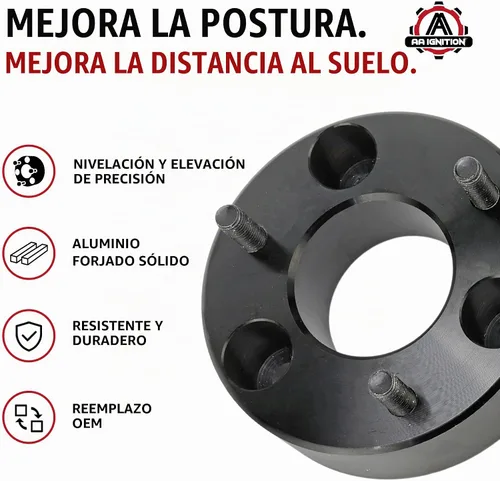 Vista 2 de Kit de elevación de nivelación de suspensión delantera de 2.5 pulgadas, 2 pulgadas, aluminio forjado, compatible con Dodge, Ram 1500, 1500, kit