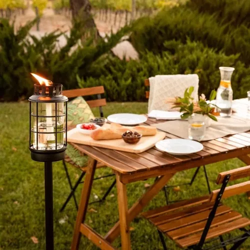 Vista 9 de Lamplight Farms Linterna de exterior Tiki Metal de 65 pulgadas 1 pk - Caja de: 1