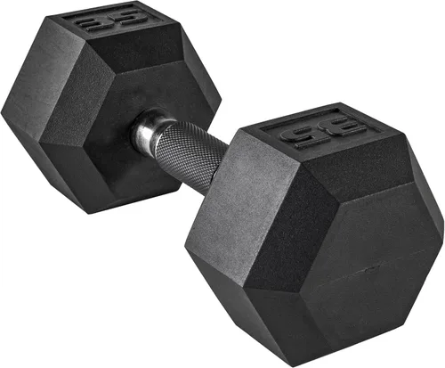 Vista 50 de CAP Barbell Peso de la mancuerna hexagonal recubierta, individual, 10-120 libras, múltiples opciones