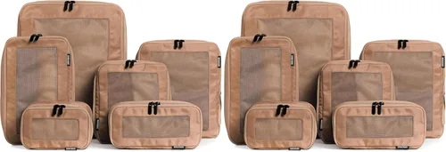 Vista 29 de Aerotrunk Cubos de embalaje de compresión para viajes, paquete de 2, beige