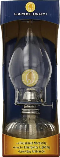 Vista 6 de Lamplight Lámpara de aceite vintage para interiores, lámpara de huracán, kit de emergencia, lámpara de lluvia de aceite de parafina, lámpara