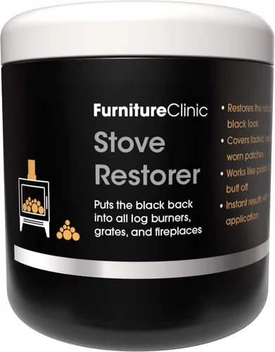 Vista 9 de Furniture Clinic Limpiador de Cristal y Metal para Estufa - Para Puertas de Vidrio de Quemador de Troncos y Chimenea - Elimina Hollín, Suciedad