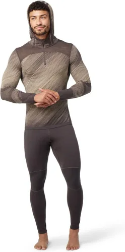 Vista 2 de Smartwool Intraknit - Sudadera con capucha térmica de merino con cremallera de 12, para hombre