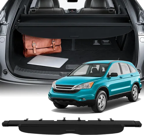 Vista 54 de SCITOO Cubierta de carga 2002-2006 para Honda CR-V CRV, accesorios retráctiles, pantalla de blindaje de maletero, pantalla de privacidad con textura