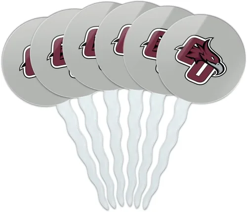 Vista 179 de Abilene Christian - Juego de 6 palillos para cupcakes con logotipo secundario