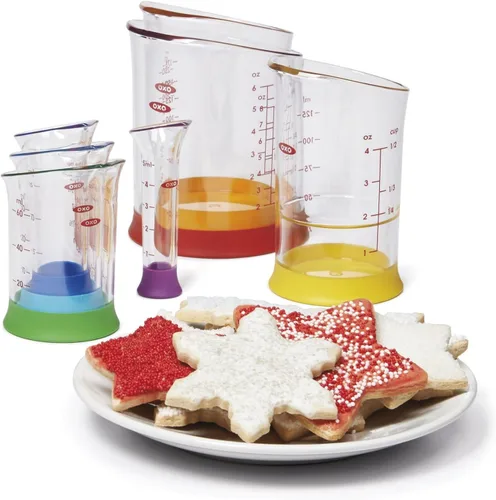 Vista 2 de OXO Good Grips - Juego de vasos medidores, 7 piezas, multicolor
