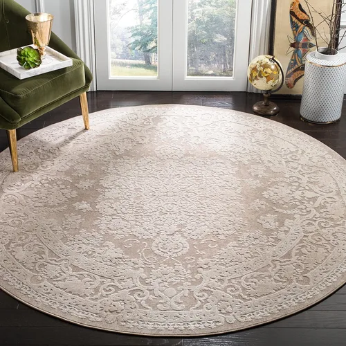 Vista 29 de SAFAVIEH - Alfombra decorativa de la colección Reflection - 2'3" x 3', color beige y crema, no desprende pelusa y fácil de limpiar, ideal