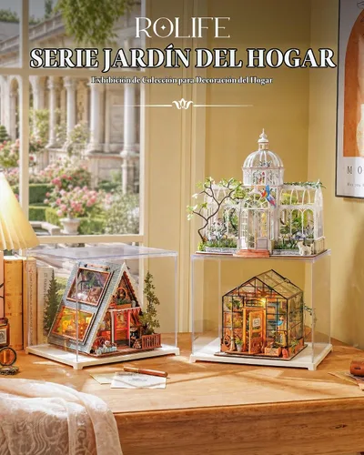 Vista 9 de Rolife DIY Miniature Greenhouse Kits for Adults-Oxygen Oasis (Master Level)