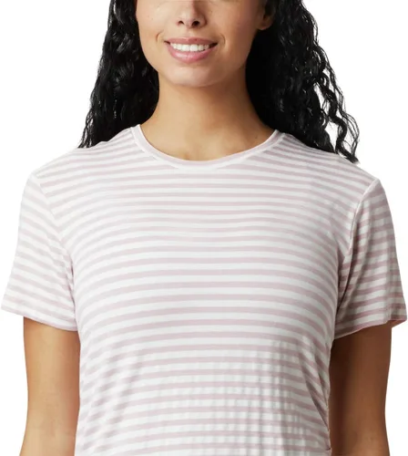 Vista 4 de Columbia Women's Essential Elements Striped Short Sleeve Shirt