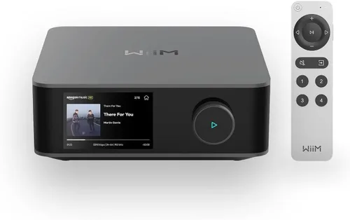 Vista 10 de WiiM Amp Ultra con control remoto por voz 2 Amplificador de transmisión de 100W con DAC ESS ES9039Q2M premium y amplificadores TI TPA3255 duales