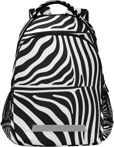 Vista 14 de ALAZA Divertidas mochilas de viaje para computadora portátil, mochila escolar para hombres, mujeres, adolescentes, niños, 33, Pugs de dibujos Pugs