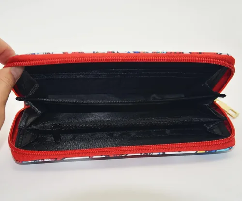Vista 2 de Cartera larga Sanliou, Gatito rojo, Cqb-kitty 6c