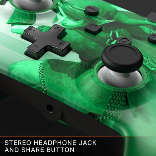 Vista 6 de PowerA Enhanced Wired Controller for Nintendo Switch - Heroic Link