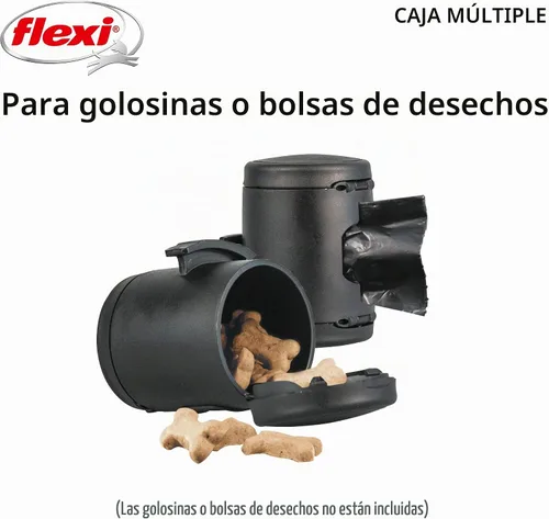 Vista 7 de FLEXI® - Accesorio de almacenamiento para juegos de correas retráctiles para perros, color negro