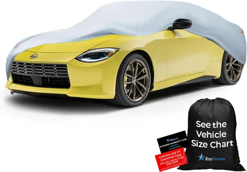 Vista 24 de EzyShade - Funda de 10 capas para auto, sedán y hatchback, impermeable, para todo tipo de clima y exterior, consulta la tabla de tamaños para un
