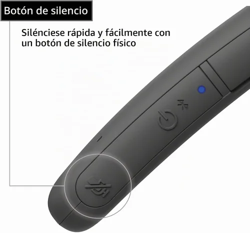 Vista 5 de Sony SRS-NB10 Altavoz Bluetooth con banda para el cuello inalámbrico, cómodo y ligero con tecnología para trabajar desde casa, micrófono