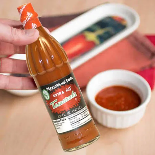 Vista 3 de Tamazula, Botella de salsa extra picante, 4.7 onzas