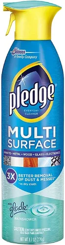 Vista 11 de Pledge Spray multisuperficie con pH equilibrado, limpiador diario, aroma Rainshower, 9.7 onzas