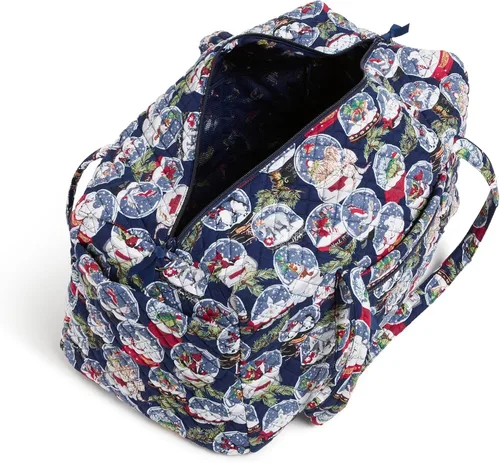 Vista 3 de Vera Bradley - Bolsa de viaje grande de algodón para mujer