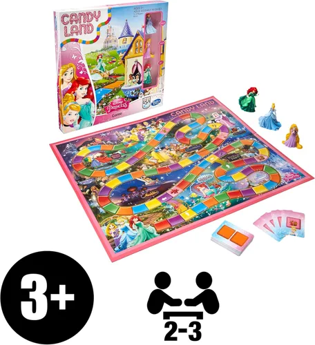 Vista 3 de Candy Land – Juego de tablero de edición Disney Princess (versión US)