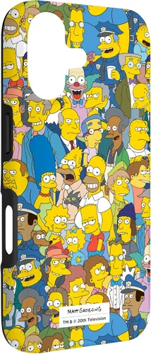 Vista 3 de The Simpsons Springfield Characters Print - Carcasa para iPhone 17