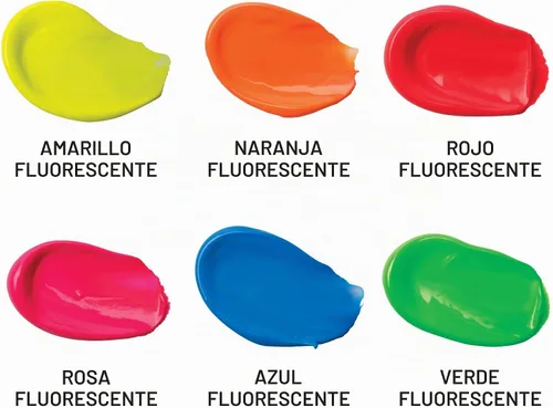 Vista 2 de Liquitex BASICS - Juego de pintura acrílica, 6 tubos de 22ml (0.74 onzas), fluorescente