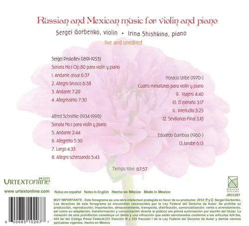 Vista 2 de Musica Rusa y Mexicana