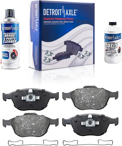 Vista 91 de Detroit Axle - Pastillas de Freno Delantero para Nissan Altima Maxima Sentra 350Z Cube Juke Versa INFINITI G35 I30 I35 Suzuki SX4 Crossover