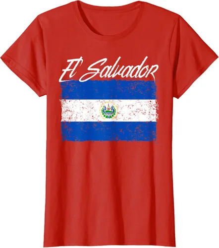 Vista 81 de Camiseta Salvadoreña Bandera El Salvador