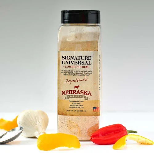 Vista 9 de Nebraska Star Beef Condimento de sal y pimienta, 5 onzas, perfecto para platos de carne y carne de res