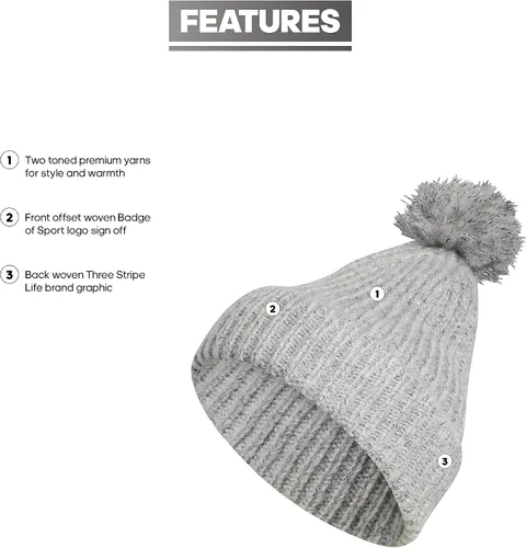 Vista 2 de adidas Gorro con pompones Ballie de otoño para mujer