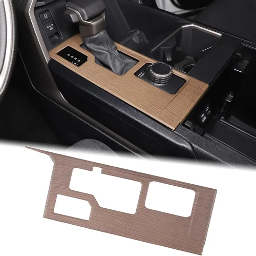 Vista 14 de Aunginsy Marco para panel de cambio de marchas con caja de almacenamiento Compatible con Toyota Tundra/Sequoia 2022-2024 2025 Protector contra