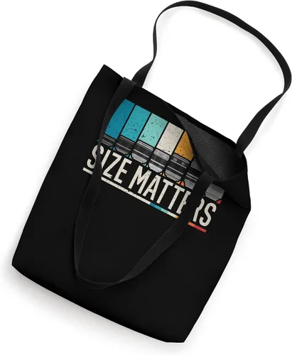 Vista 2 de Photography Camera Lens Size Matter Photographer Shutterbug Tote Bag