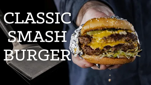 Vista 6 de Certified Angus Beef The Smash - Espátula de hamburguesa Big Smash de acero inoxidable resistente para accesorios de plancha, utensilios de cocina