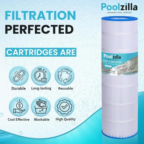 Vista 4 de Poolzilla 1 cartucho de repuesto para CC150, CCRP150, PAP150, Unicel C-9415, R173216, 59054300, Filbur FC-0687, 160317, 160355, 160352, Predator