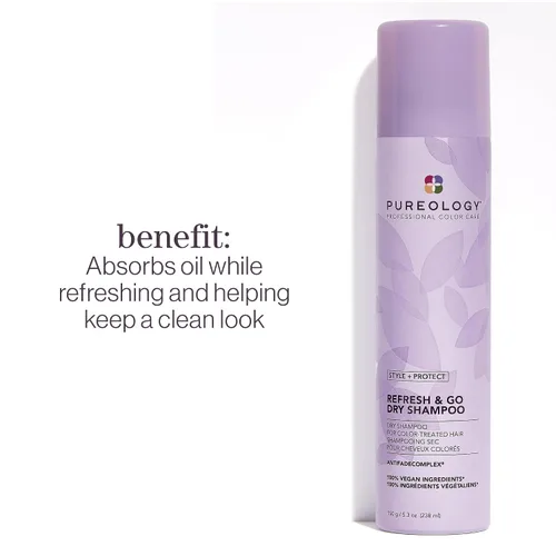 Vista 2 de Pureology Champú Style + Protect Refresh & Go Dry Para cabello teñido Vegano
