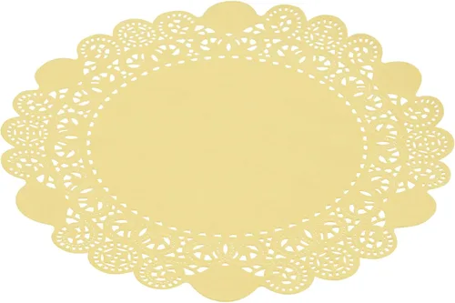 Vista 20 de Restaurantware Pastry Tek Blondas de Encaje de 4 x 4 Pulgadas 100 Vajilla Decorativa - Blondas de Mesa Desechables Redondas de Papel Negro