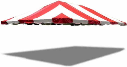 Vista 13 de Party Tents Direct - Toldo de vinilo de PVC de repuesto de 20 x 20 pies Blanco