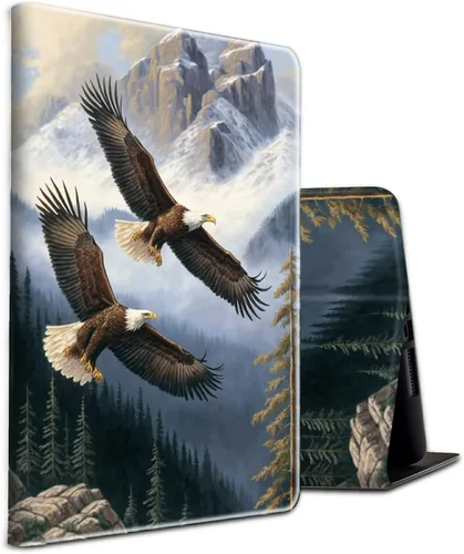 Vista 43 de Funda para tablet Fire 7 (12ª generación, versión 2022), delgada, a prueba de golpes, delgada, de piel sintética, con función de apagado/encendido