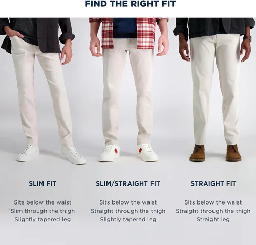 Vista 9 de HAGGAR Pantalón diario The Active Series para hombre