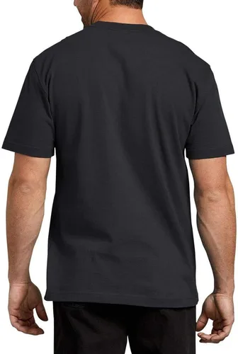 Vista 2 de Dickies - Camiseta pesada de manga corta de cuello redondo para hombre