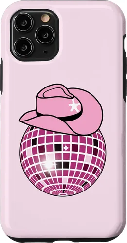 Vista 29 de Cowboy Hat Disco Ball Pink Cowgirl Case for iPhone 17