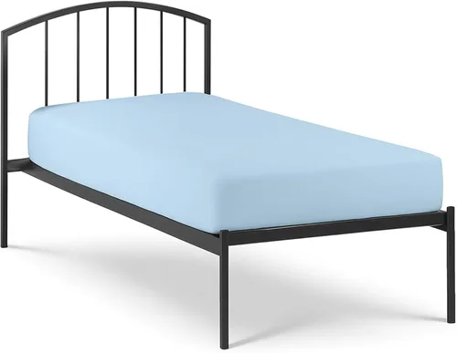 Vista 29 de Sábana bajera de 400 hilos, 100 % algodón, sábana bajera de 400 hilos, tamaño individual, 1 sábana bajera solo se adapta a colchones de hasta 15