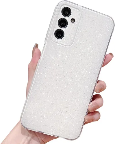 Vista 82 de MINSCOSE Funda compatible con Samsung Galaxy A14 5G, bonita funda delgada con purpurina fina, a prueba de golpes, de TPU para mujeres y niñas