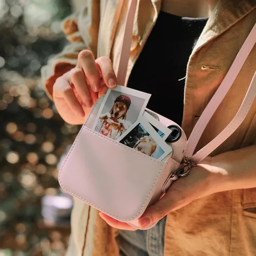 Vista 7 de Rieibi - Estuche para cámara compatible con Fuji Instax Mini 12 - Funda de transporte para cámara instantánea Fujifilm Instax Mini 12 - Funda mini