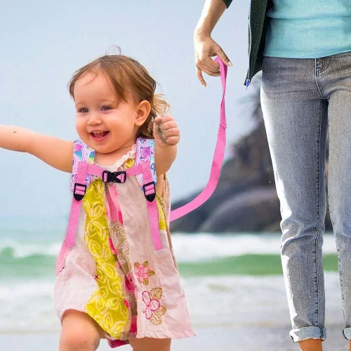 Vista 10 de gxtvo Mochila para niños pequeños, correa de seguridad de 9.5 pulgadas para niños y niñas, unicornio, mariposa, sirena, dinosaurio