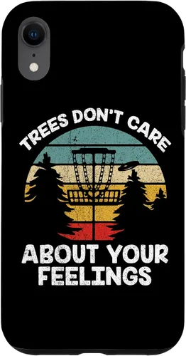Vista 9 de Funda para iPhone 12 mini Trees Dont Care About Your Feelings Disc Golf Player Case