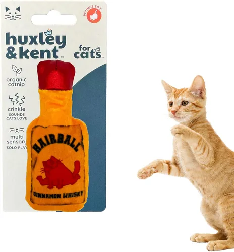 Vista 16 de Huxley & Kent Juguete de peluche para gatos, Toto's Pawdka, relleno de hierba gatera fuerte, juguete interactivo de felpa para gatitos y gatos