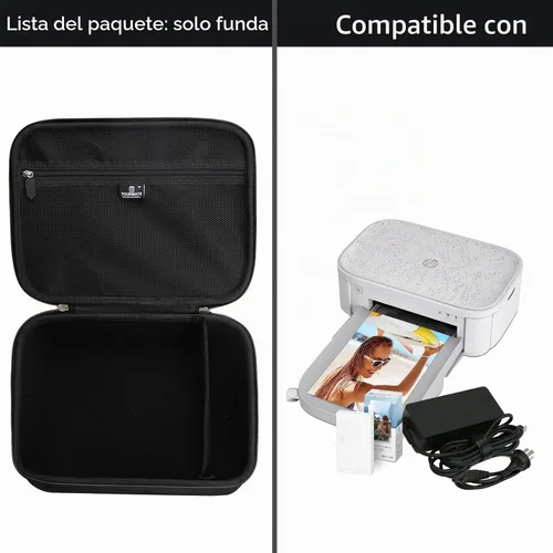 Vista 5 de Tourmate Estuche rígido de repuesto para impresora HP Sprocket Studio Plus WiFi de 4 x 6 pulgadas, bolsa de almacenamiento protectora